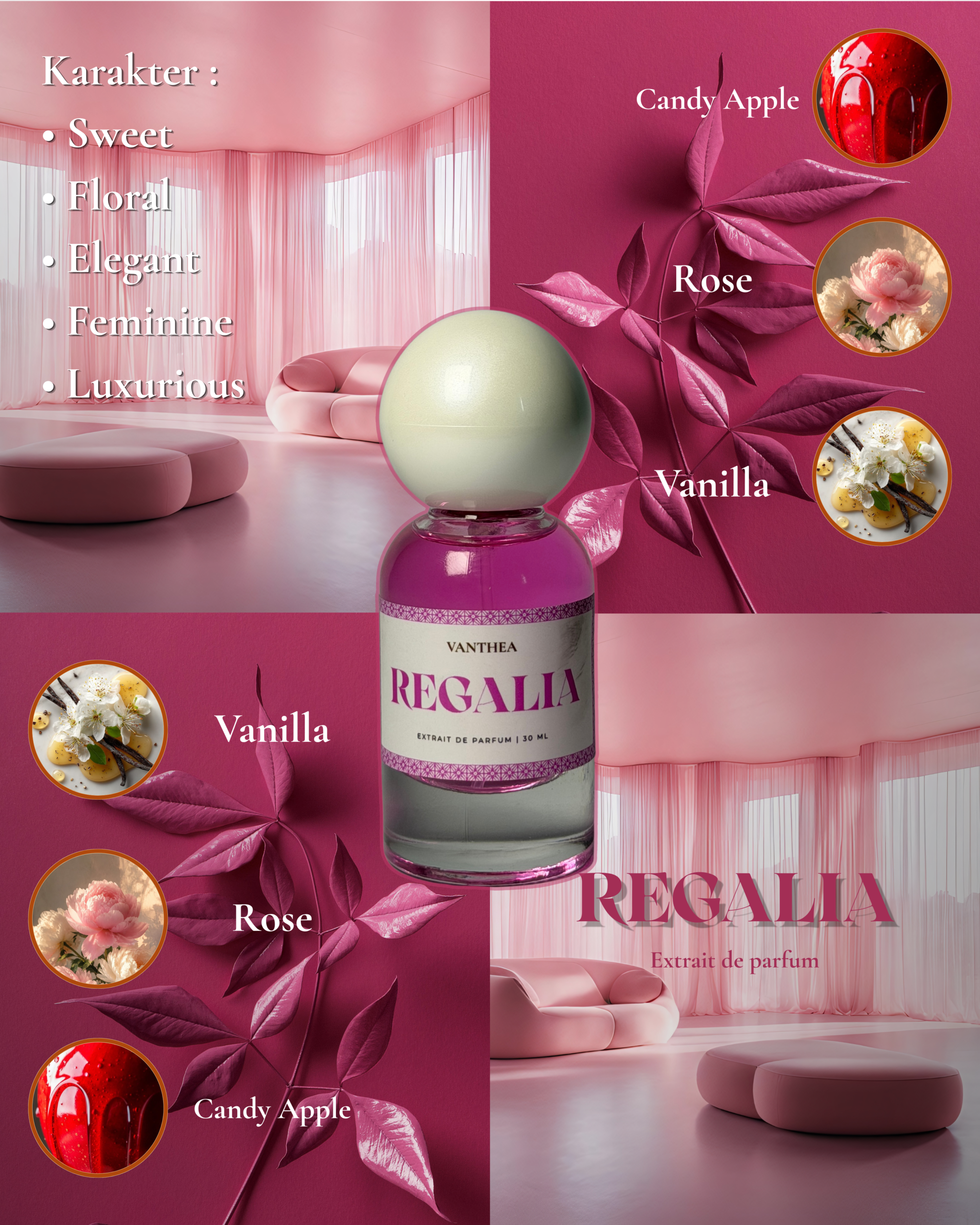 REGALIA For Unisex - Extrait De Parfum 30 ml