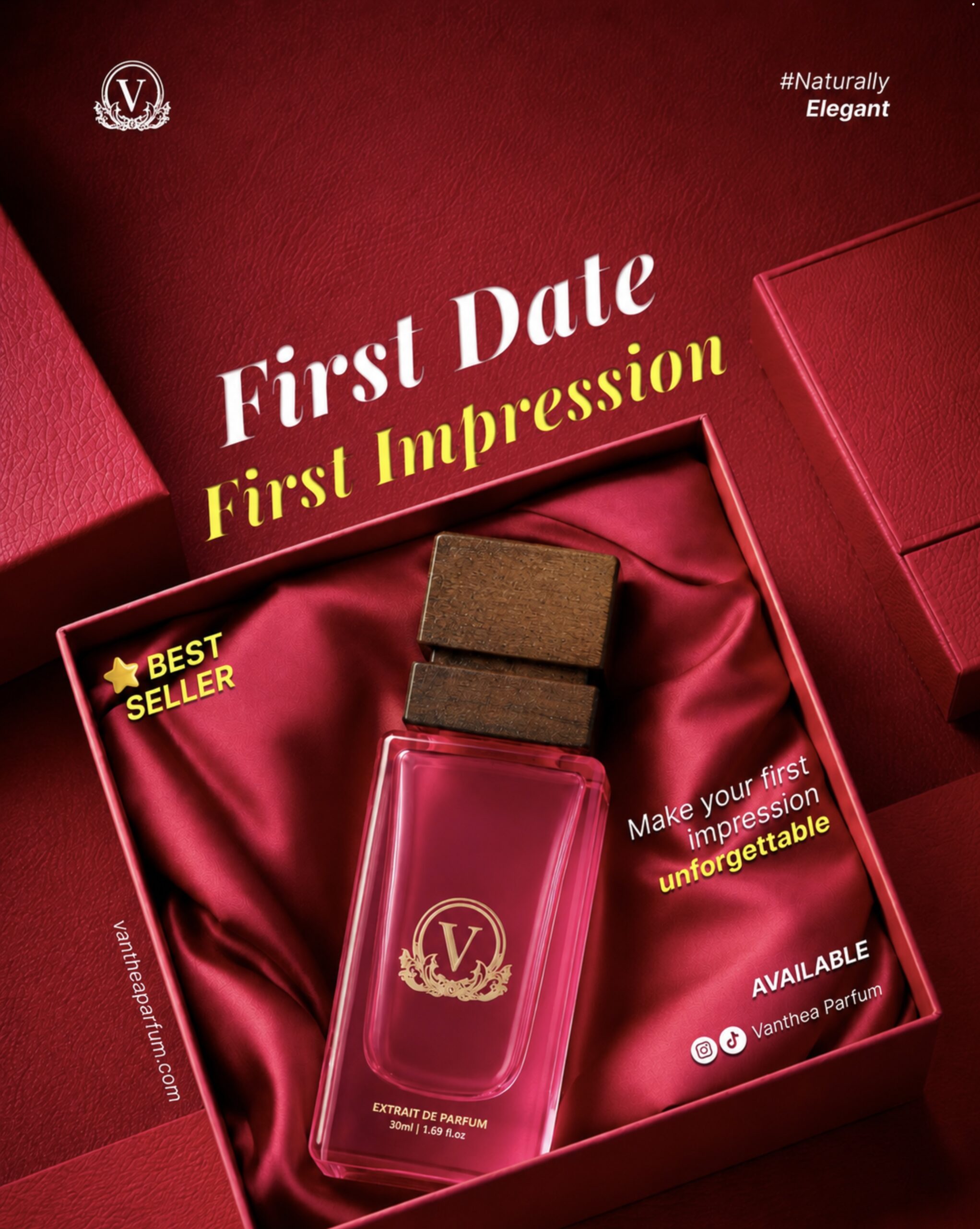 Desain tanpa judul - 3 First Date For Unisex - Extrait De parfum 30 ml