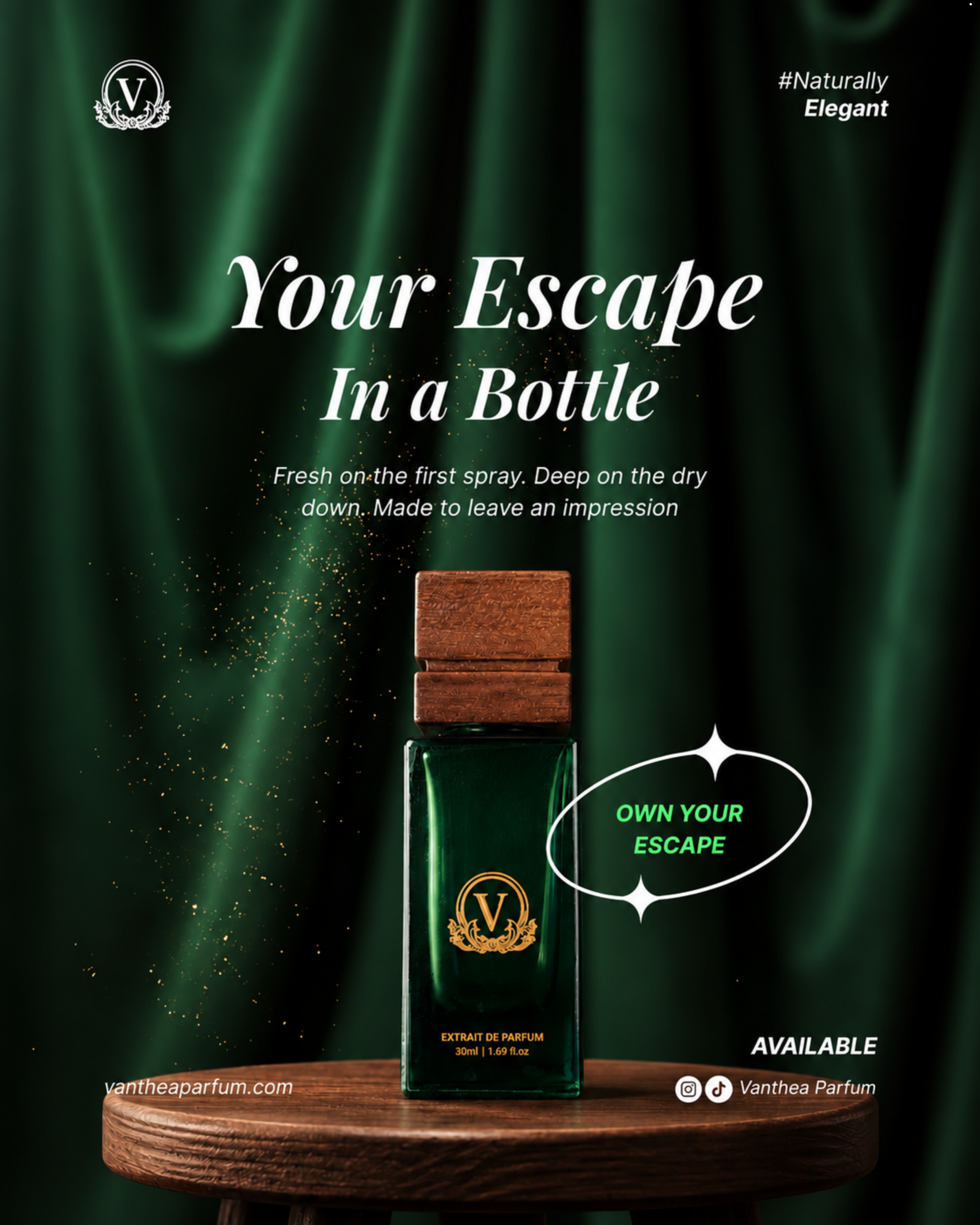 Escape For Unisex - Extrait De Parfum 30 ml