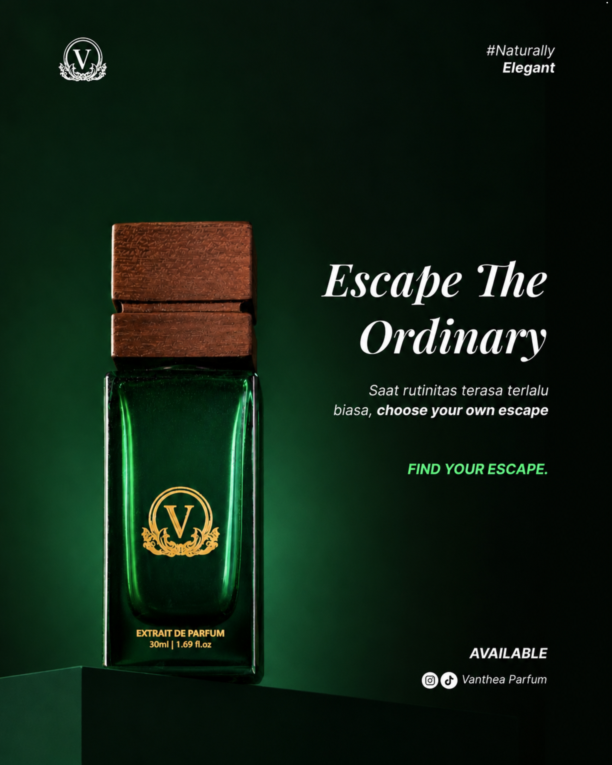 Escape For Unisex - Extrait De Parfum 30 ml