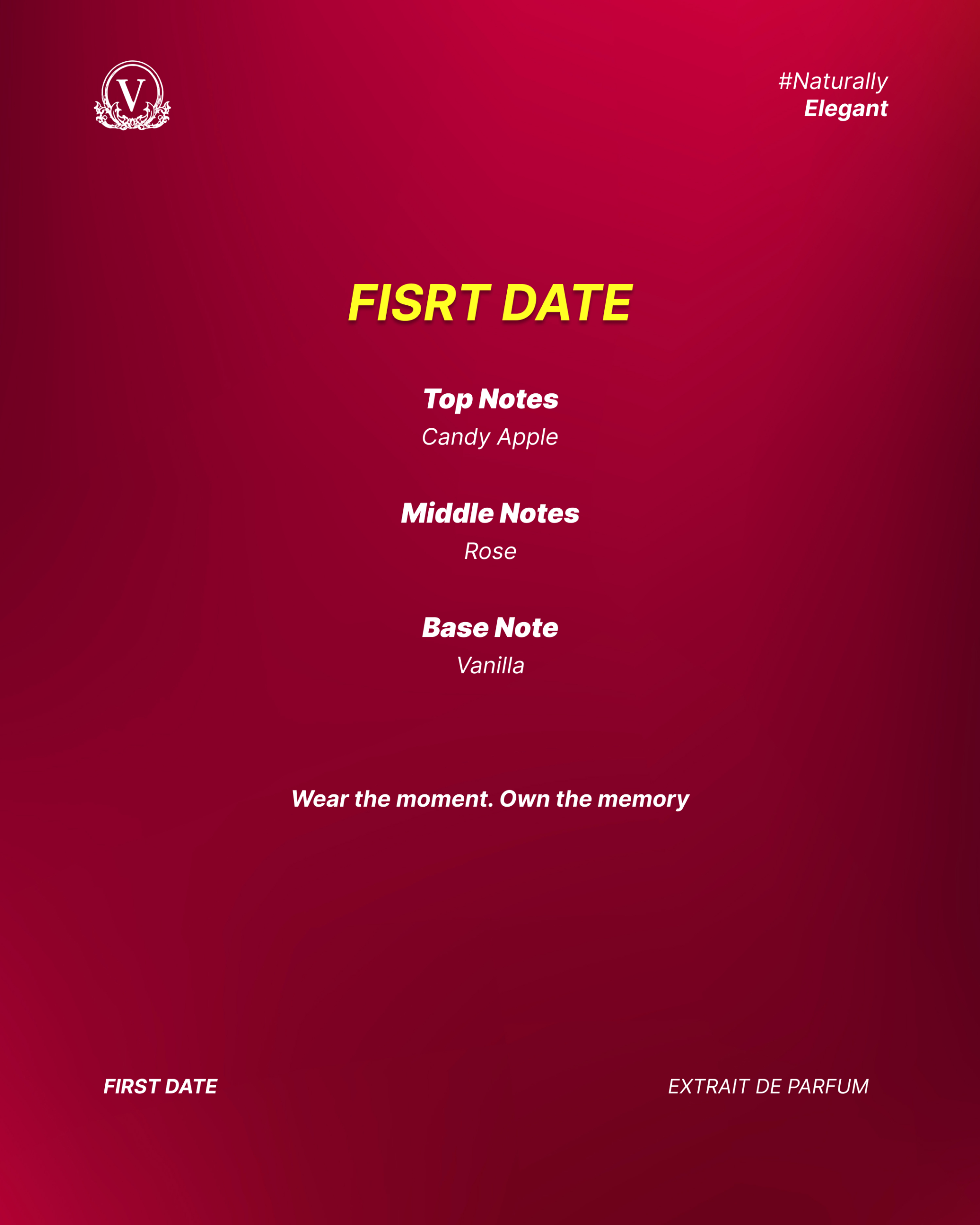 Vanthea - First Date B First Date For Unisex - Extrait De parfum 30 ml