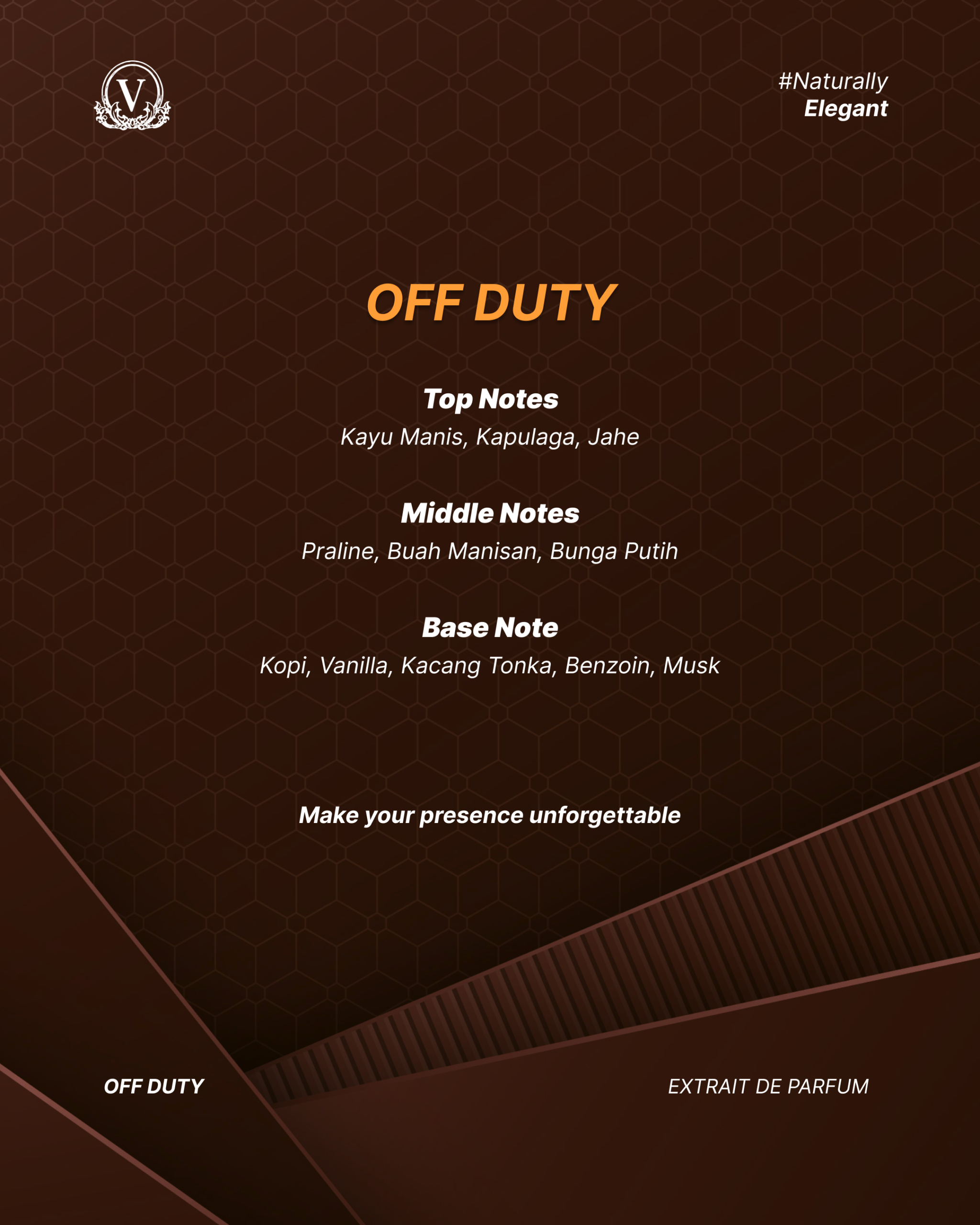 OffDuty For Unisex - Extrait De Parfum 30 ml